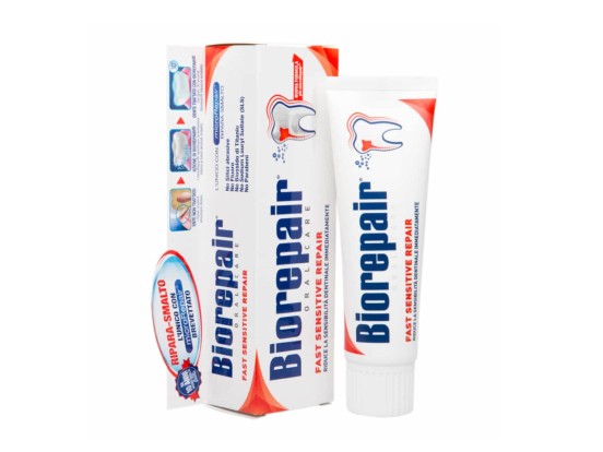 Biorepair Fast Sensitive - зубная паста для чувствительных зубов (75мл), Biorepair / Италия