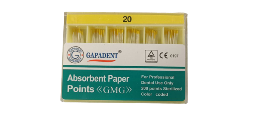 Бумажные штифты   02 №20 (200шт) GMG GAPADENT