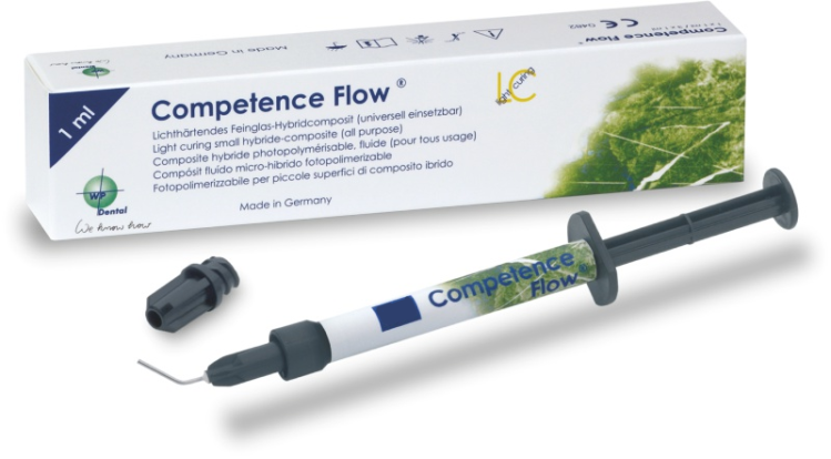 Компетенс / Competence Flow (A1) - жидкотекучий микрогибридный композит (3.5г), WP Dental / Германия